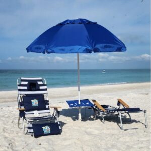 2 Beach Chairs & 1 Umbrella, Bare Bones